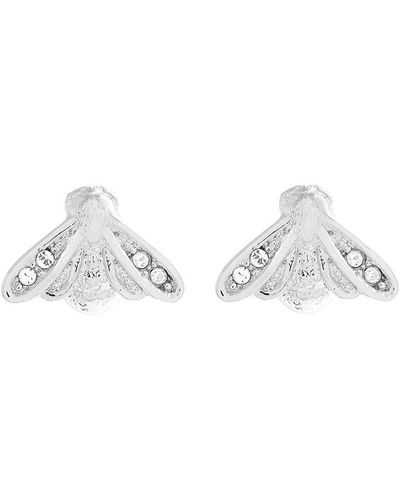 Olivia Burton Glitter Bee Stud Earrings - Metallic