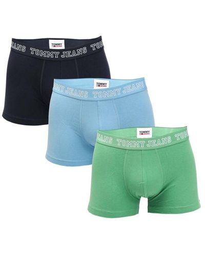 Tommy Hilfiger 3 Pack Boxer Shorts - Blue