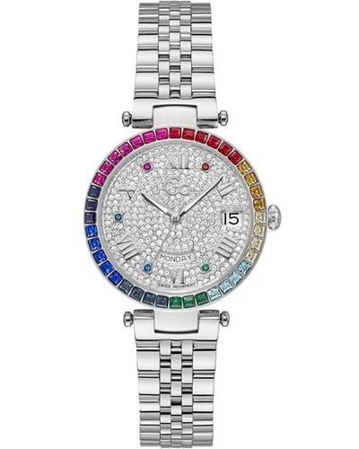 Gc Flair Crystal Watch Z01012l1mf - Metallic