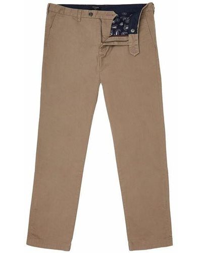 Ted Baker Clncere Classic Fit Chinos - Brown
