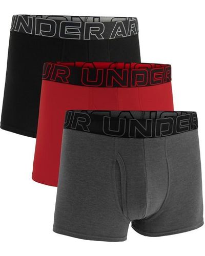 Under Armour Performance Cotton 3in 3pk - Black
