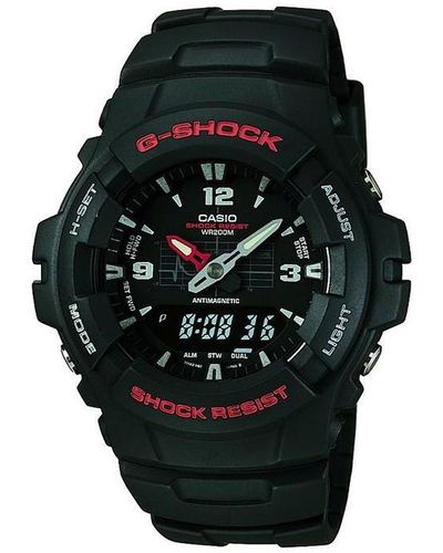 G-Shock Plastic/resin Classic Combination Quartz Watch - Black