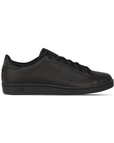 Lonsdale London Leyton Leather Trainers - Black