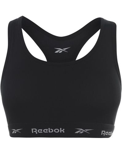 Reebok 2 Pack Crop Top Ladies - Black