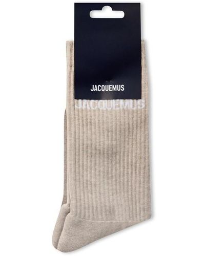 Jacquemus Logo Socks Sn34 - Blue