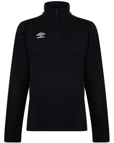 Umbro Zip Sweatshirt - Black