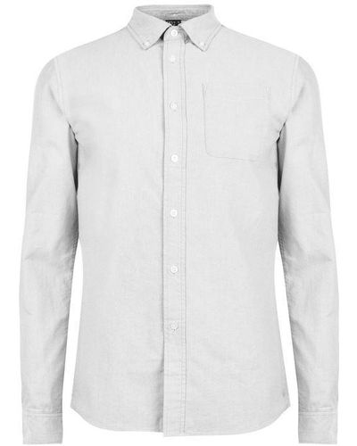 Firetrap Basic Oxford Shirt - White