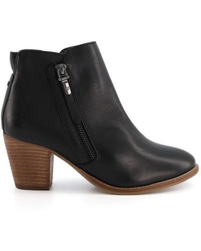 Dune Paice Ankle Boots - Black