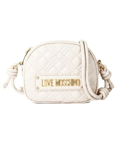 Love Moschino Super Quilt Oval Bag in Purple Lyst UK