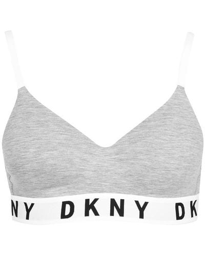 DKNY Cosy Boyfriend Push Up Bra - White