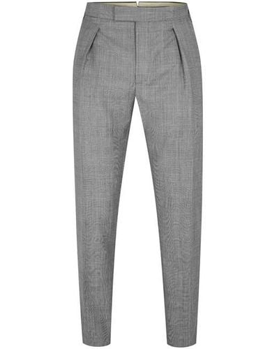 Patrick Grant Studio The Row Tailored Fit Suit Trouser - Grey