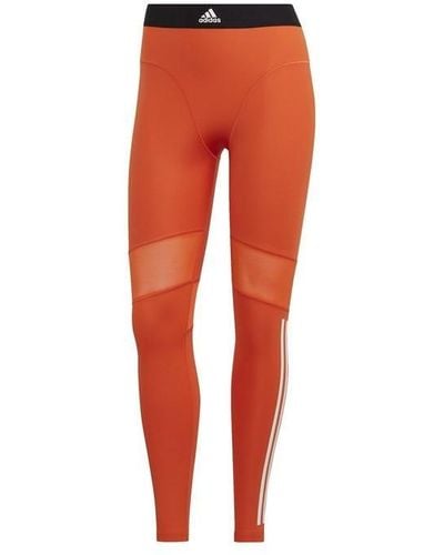 adidas Hk9991 Hyglm 3s 78 Tig Shorts Semi Impact Orange Size L - Red