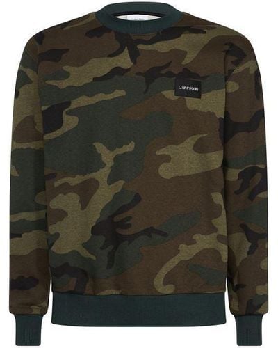 Calvin Klein Camouflage Sweatshirt - Green