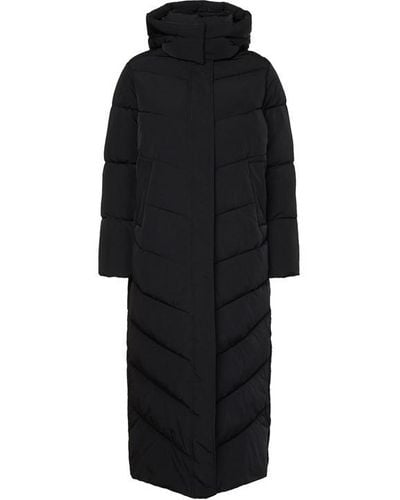 Calvin Klein Modern Padded Maxi Coat - Black