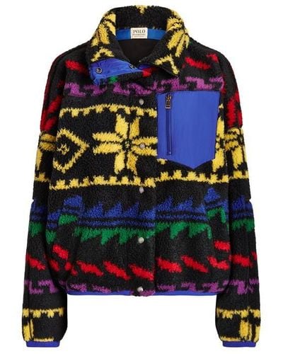 Polo Ralph Lauren Fair Isle Patterned Fleece Sweatshirt - Multicolour