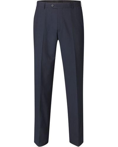 Skopes Darwin Wool-blend Suit Trousers - Blue
