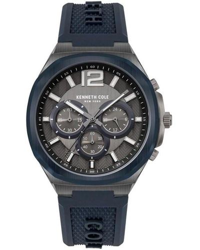 Kenneth Cole Steel Fashion Analogue Quartz Watch - Black