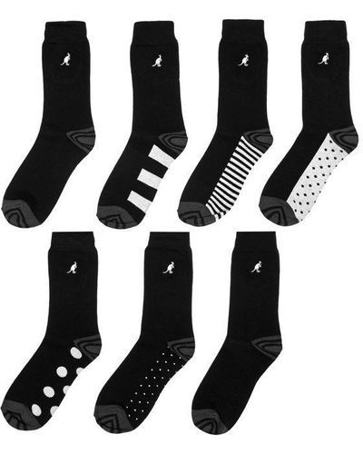 Kangol Formal Socks 7 Pack Ladies - Black