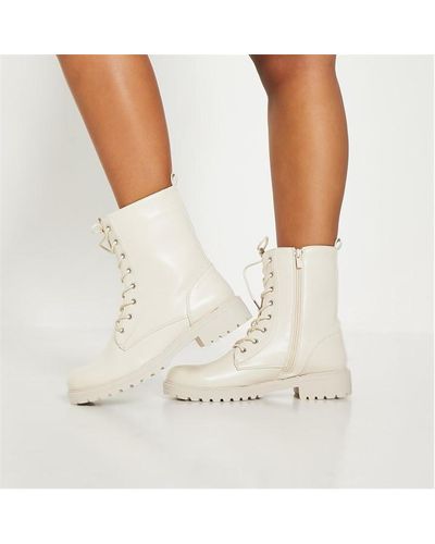 I Saw It First Basic Lace Up Boots - Black