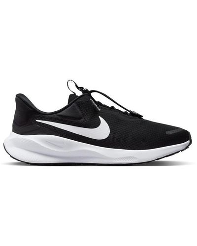 Nike Revolution 7 Flyease Easy On/off Road Running Shoes - Black