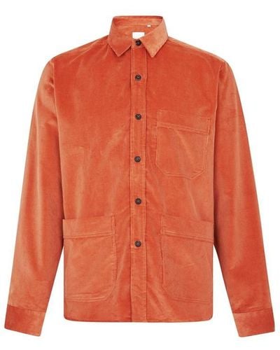 Paul Smith Cord Modern Shirt - Orange