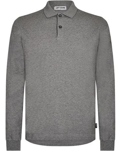 Left Hand L/s Polo Shirt - Grey