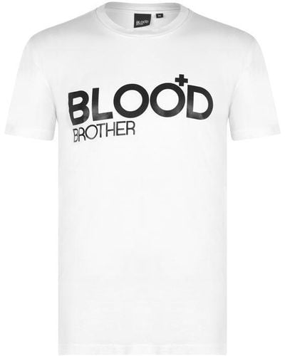 Blood Brother Tee - White
