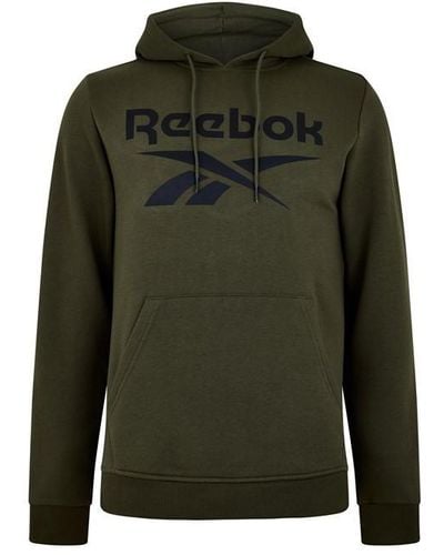 Reebok Flc Logo Hood Sn99 - Green