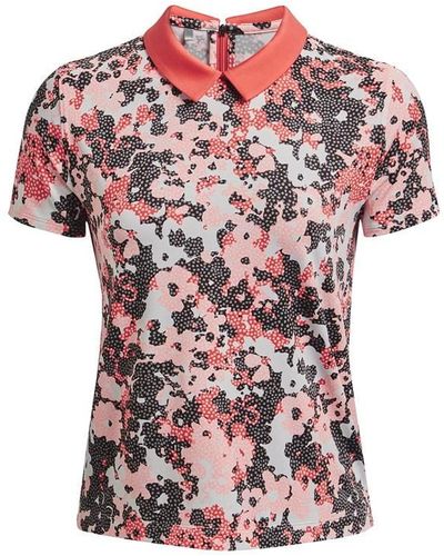 Under Armour Zinger Rise Short-sleeve Golf Polo - Pink