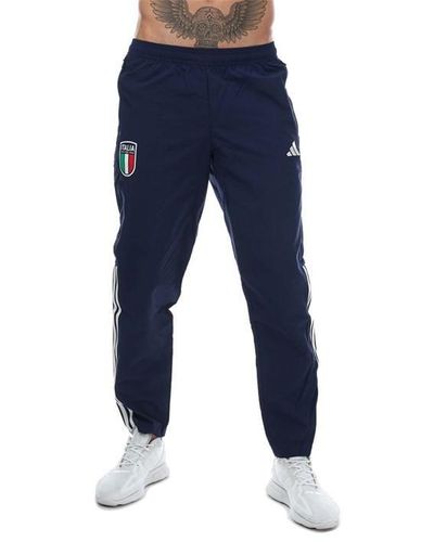 adidas Italy 2023/24 Presentation Trousers - Blue