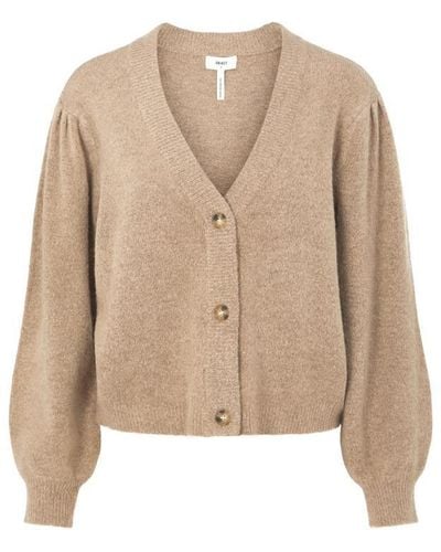 Object Long Sleeve Cardigan - Natural