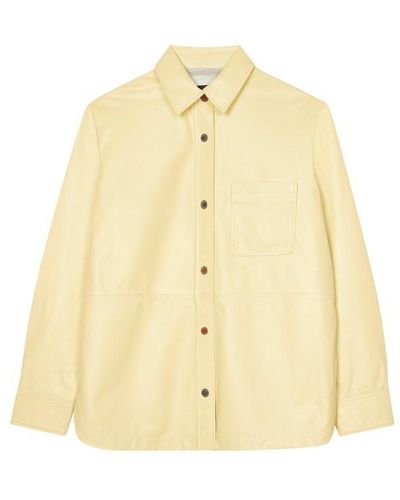 PS by Paul Smith Leather Shirt - Yellow