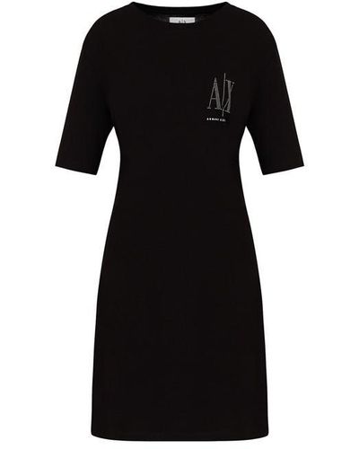 Armani Exchange T Dress Ld42 - Black