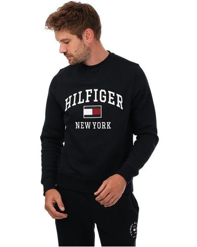 Tommy Hilfiger Modern Varsity Sweatshirt - Black