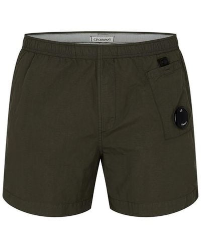 C.P. Company Lens Beach Shorts - Green