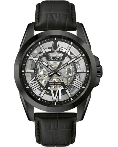 Bulova Sutton Watch Stainless Steel Classic Watch - Black