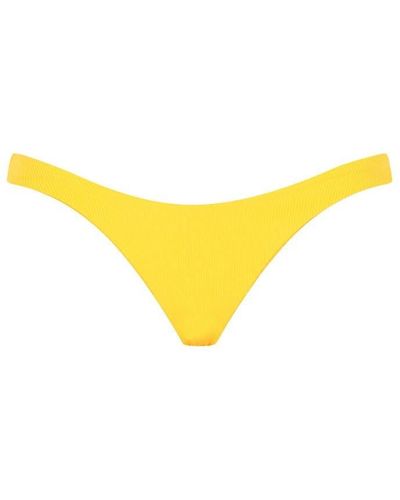 Koral Birch Reversible Bikini Bottom - Yellow