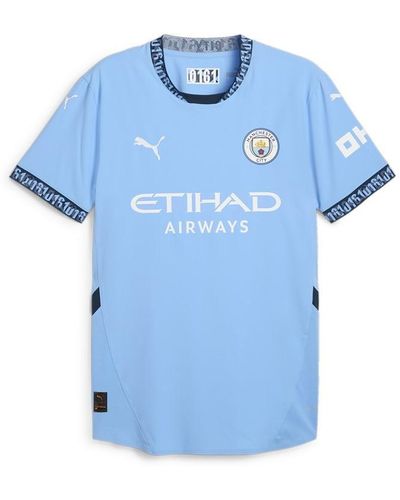 PUMA Manchester City Authentic Home Shirt 2024 2025 - Blue