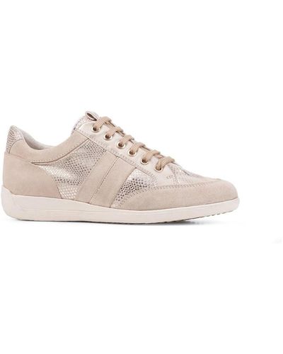 Geox Myria Trainers - Natural