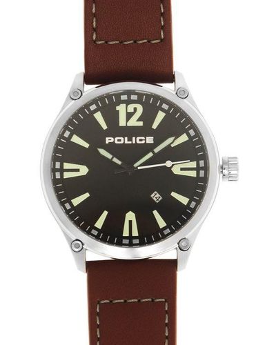 883 Police Polce 15244jb Watch - Brown