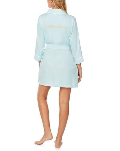 Kate Spade Bridal Happily Ever After Robe - Blue