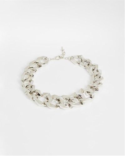 Ted Baker Ted Rock Chain Nckl Ld99 - White