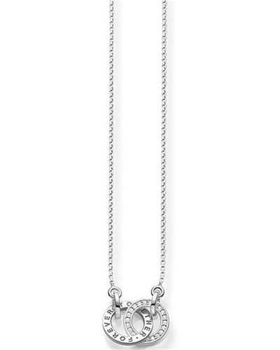 Thomas Sabo Together Forever Necklace - White