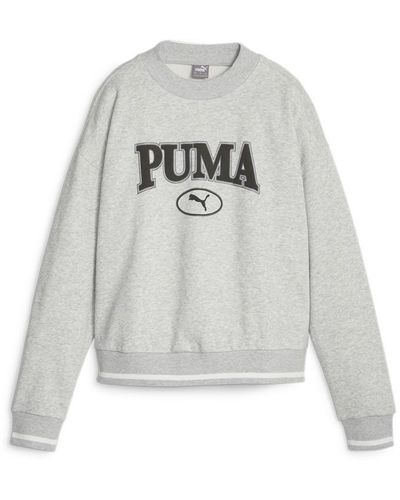 PUMA Squad Crew Fl Sweatshirt - Grey
