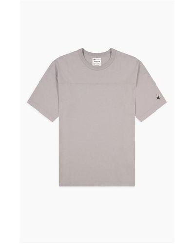 Champion Stitched T Shirt - Grey