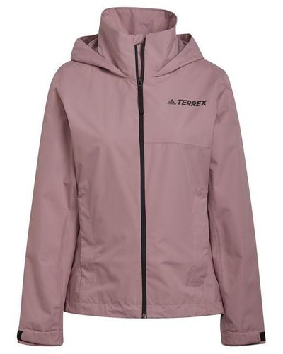 adidas Terrex Mt R.rdy Waterproof Jacket - Purple