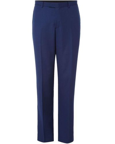 Turner and Sanderson Forthold Textured Suit Trouser - Blue