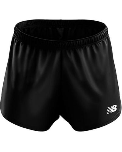 New Balance Split Shorts Sn99 - Black