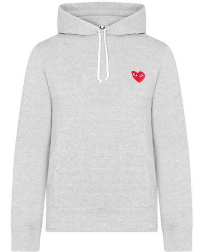 COMME DES GARÇONS PLAY Small Heart Oth Hoodie - White