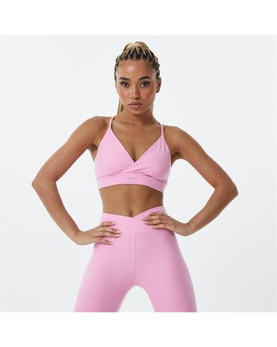 Usa Pro Wrap Sports Bra - Pink